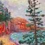 Acadia Shore 16 x 20 acrylic on canvas © Gwen Sylvester 